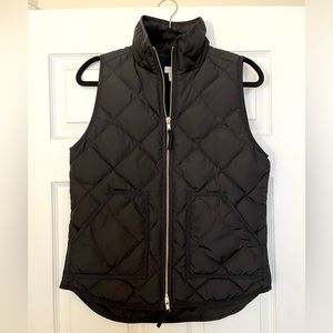 Women’s black vest. J. Crew.